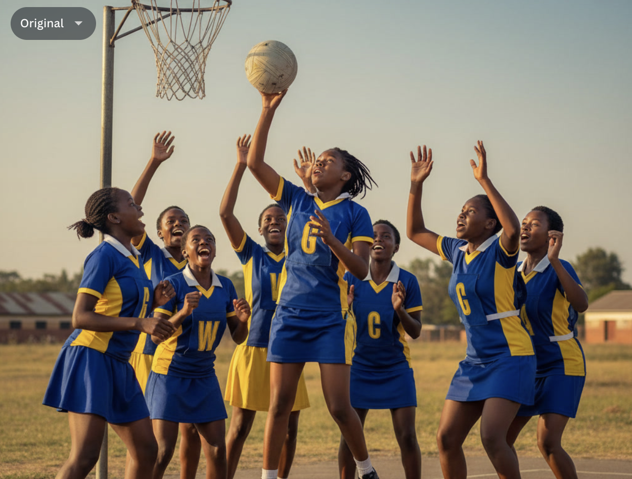 Women and girls playing sport in Zimbabwe