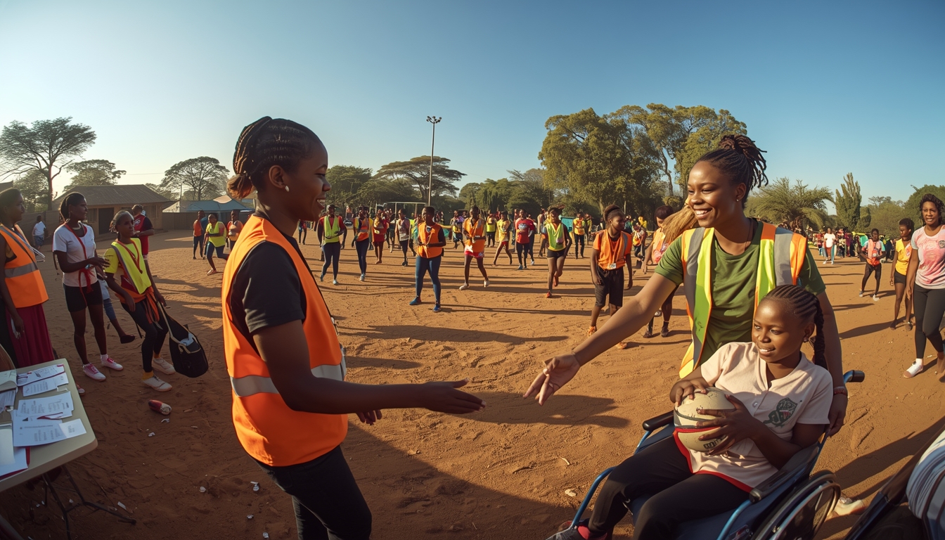 Volunteers and supporters at a WSDT event